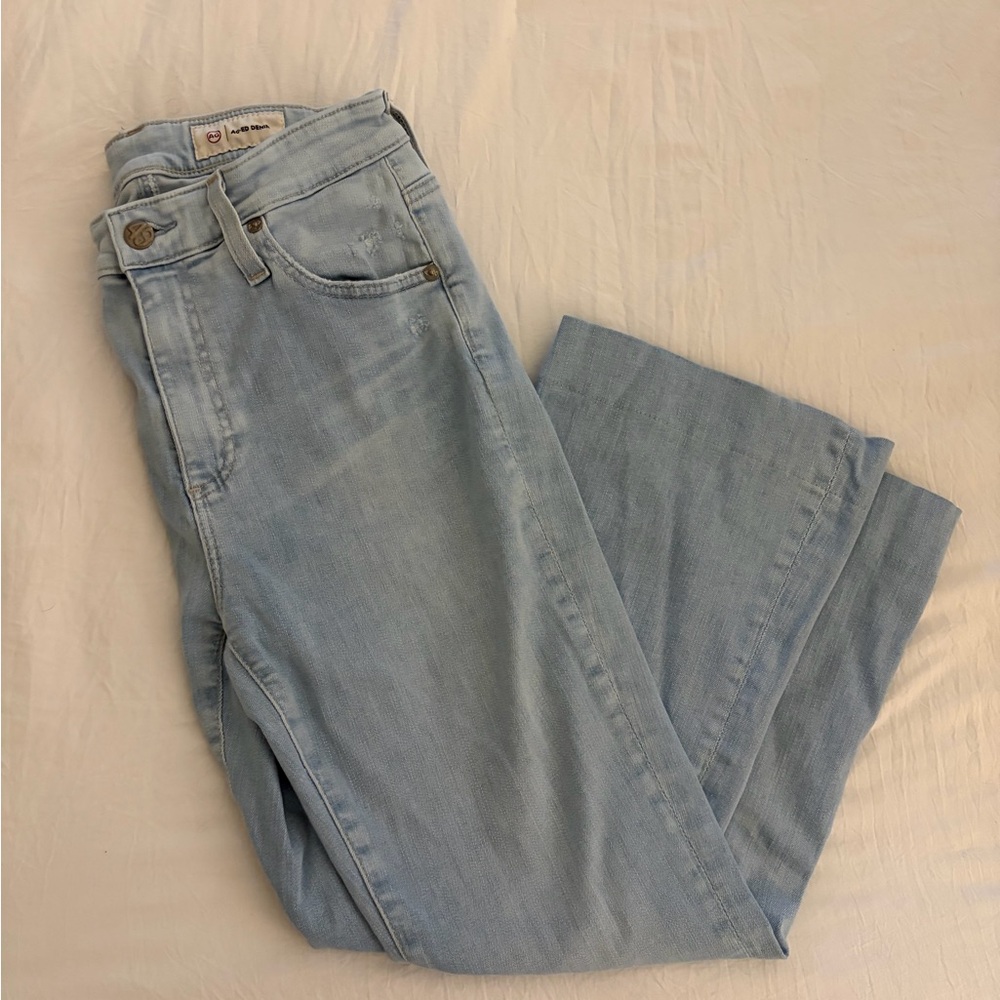 AG Adriano Goldschmied Light Wash Women's Straight Leg Jeans